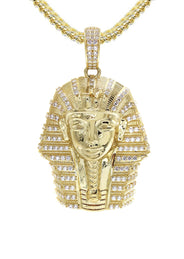 10K Yellow Gold Pharaoh Necklace | Appx. 17.5 Grams