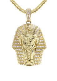 10K Yellow Gold Pharaoh Necklace | Appx. 17.5 Grams