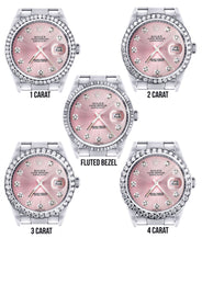 Mens Rolex Datejust Watch 16200  | 36Mm | Pink Dial | Oyster Band