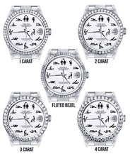 Diamond Mens Rolex Datejust Watch 16200 | 36Mm | Custom Erotic Dial | Oyster Band