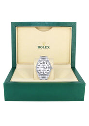 Diamond Mens Rolex Datejust Watch 16200 | 36Mm | Custom Erotic Dial | Oyster Band