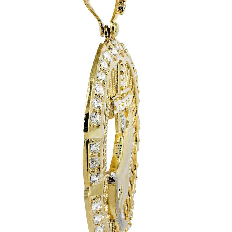 Praying Hands  10K Gold Pendant  |  16.9 Grams