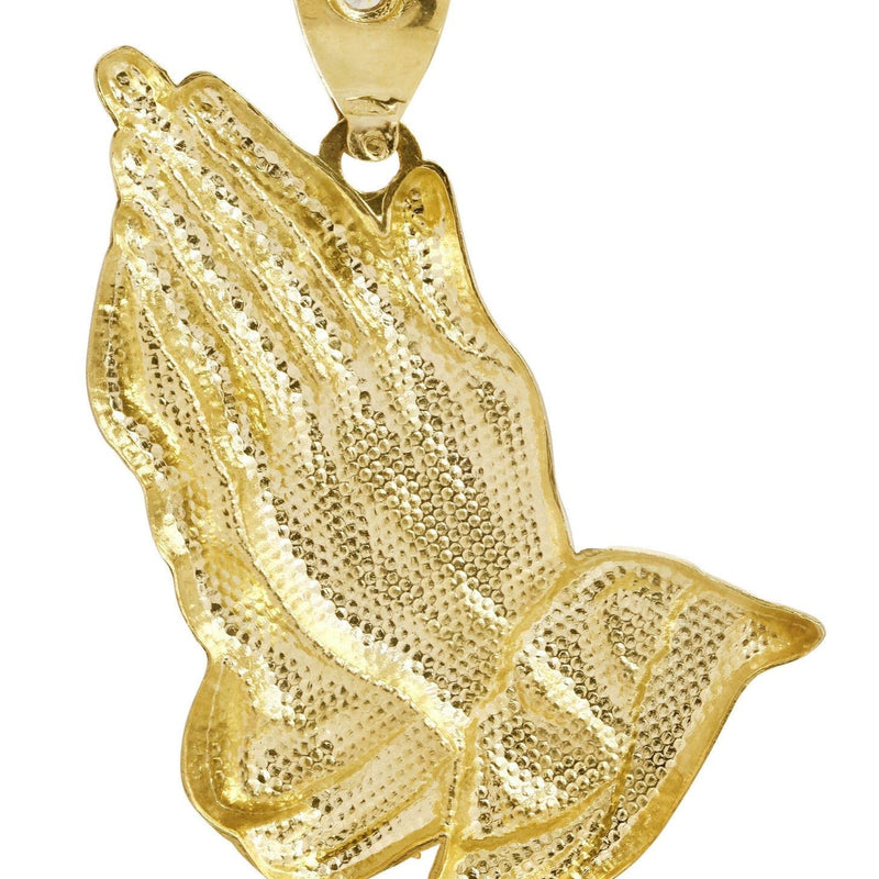 Praying Hands   10K Gold Pendant  |  27.7 Grams