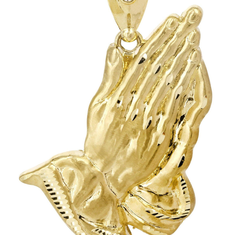 Praying Hands   10K Gold Pendant  |  27.7 Grams