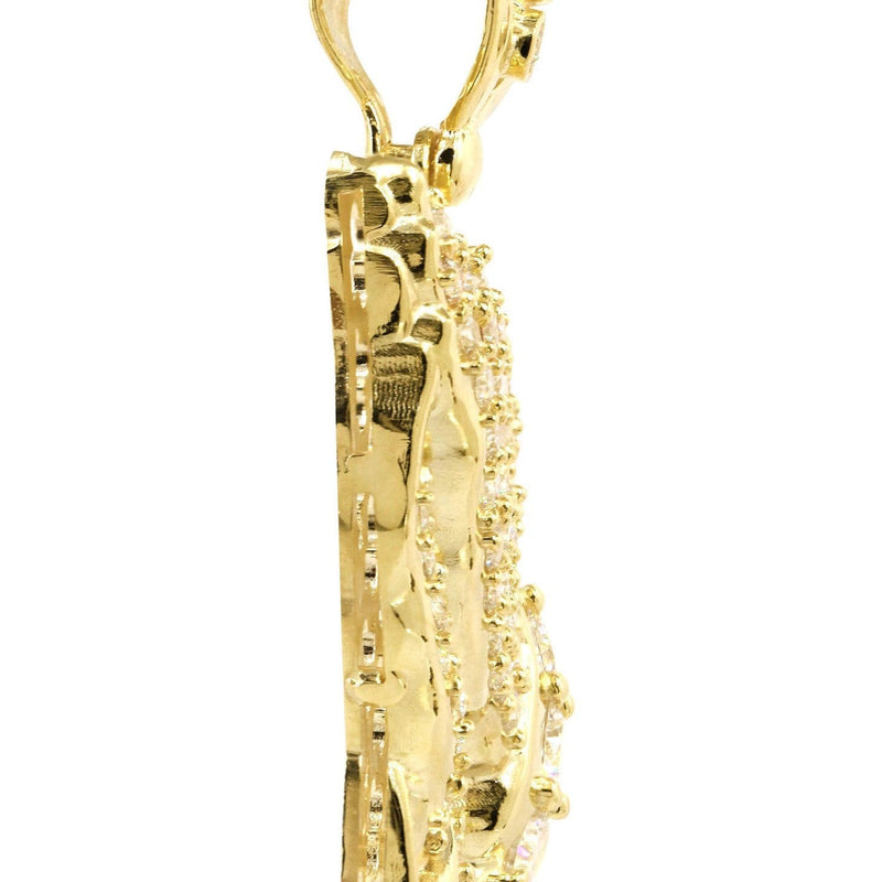 10K Gold Praying Hands Pendant  |  9.5 Grams