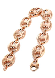 14K Rose Gold Bracelet Gucci Style
