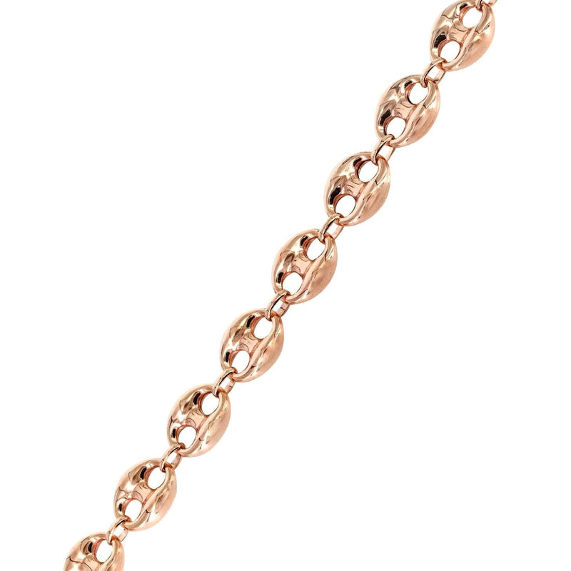 14K Rose Gold Bracelet Gucci Style For Women