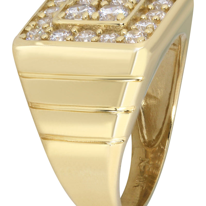 10K Gold Ring For Men - Mens Pinky Ring   | 8 Grams