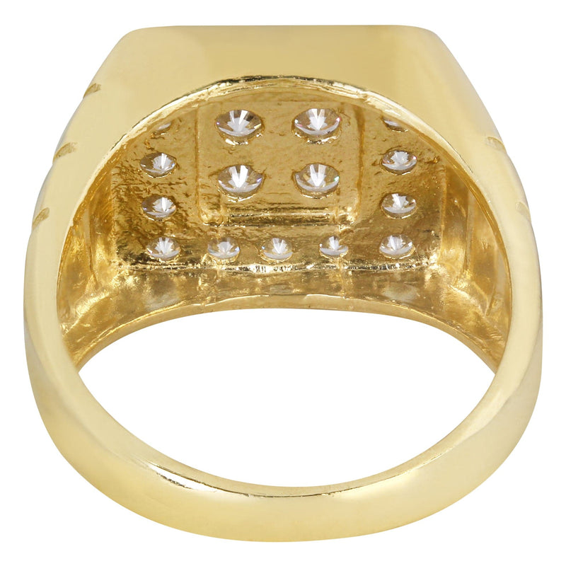 10K Gold Ring For Men - Mens Pinky Ring   | 8 Grams
