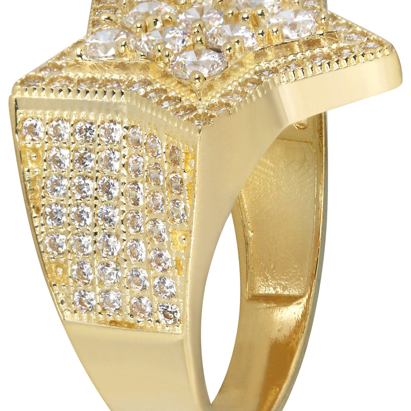10K Gold Ring For Men - Mens Pinky Ring   | 7.6 Grams