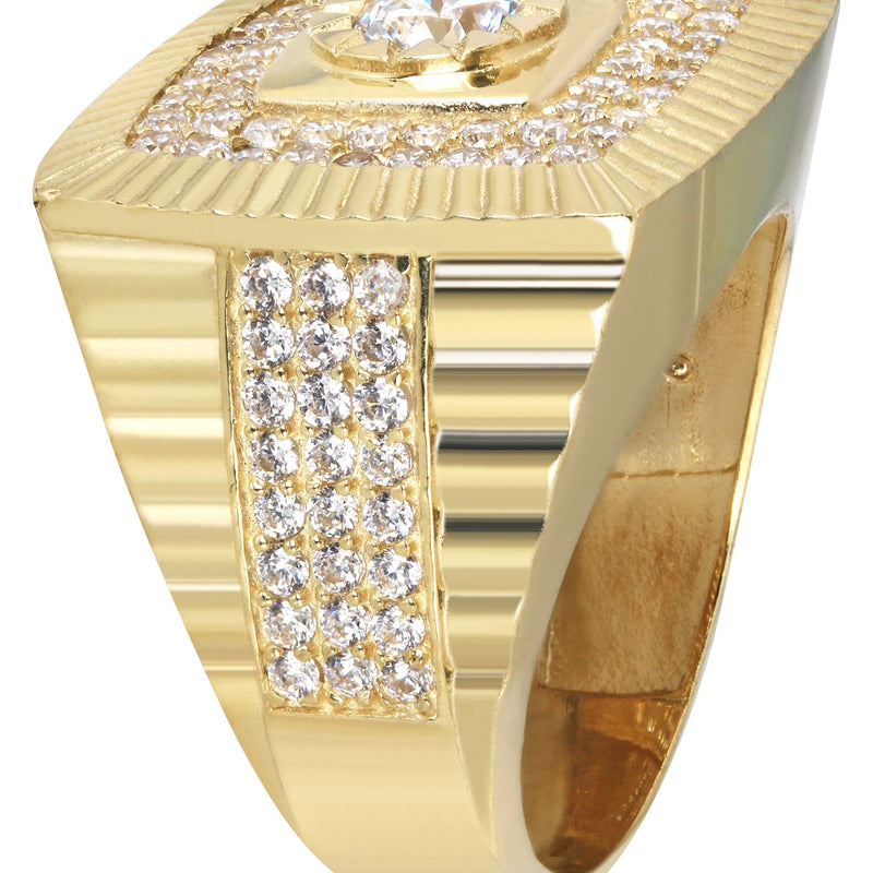 10K Gold Ring For Men - Mens Pinky Ring   | 9.3 Grams