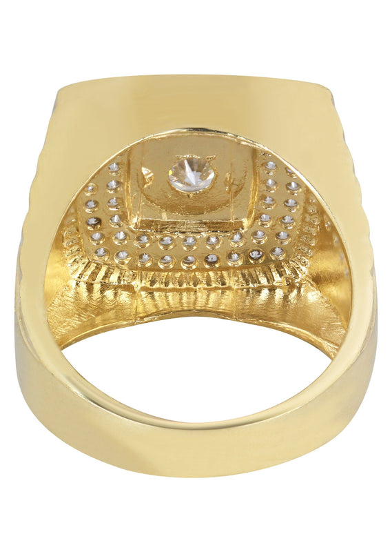 10K Gold Ring For Men - Mens Pinky Ring   | 9.3 Grams