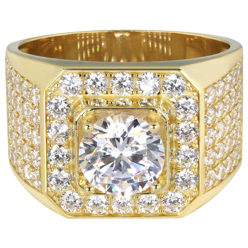 10K Gold Ring For Men - Mens Pinky Ring   | 11.1 Grams