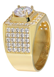10K Gold Ring For Men - Mens Pinky Ring   | 11.1 Grams