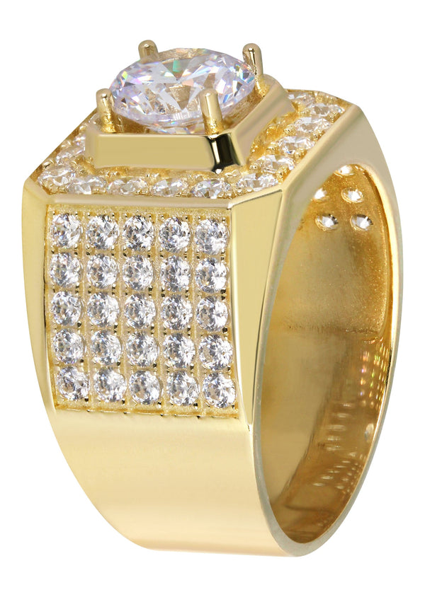 10K Gold Ring For Men - Mens Pinky Ring   | 11.1 Grams