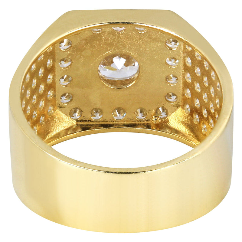 10K Gold Ring For Men - Mens Pinky Ring   | 11.1 Grams