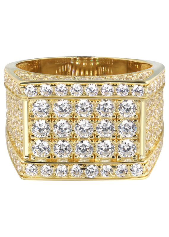 10K Gold Ring For Men - Mens Pinky Ring   | 12.7 Grams