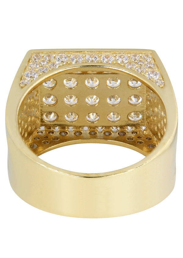 10K Gold Ring For Men - Mens Pinky Ring   | 12.7 Grams