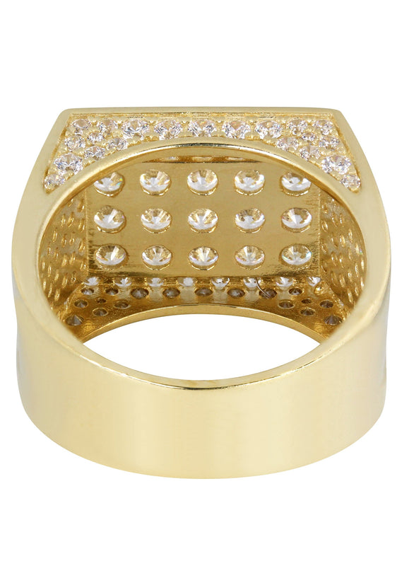 10K Gold Ring For Men - Mens Pinky Ring   | 12.7 Grams