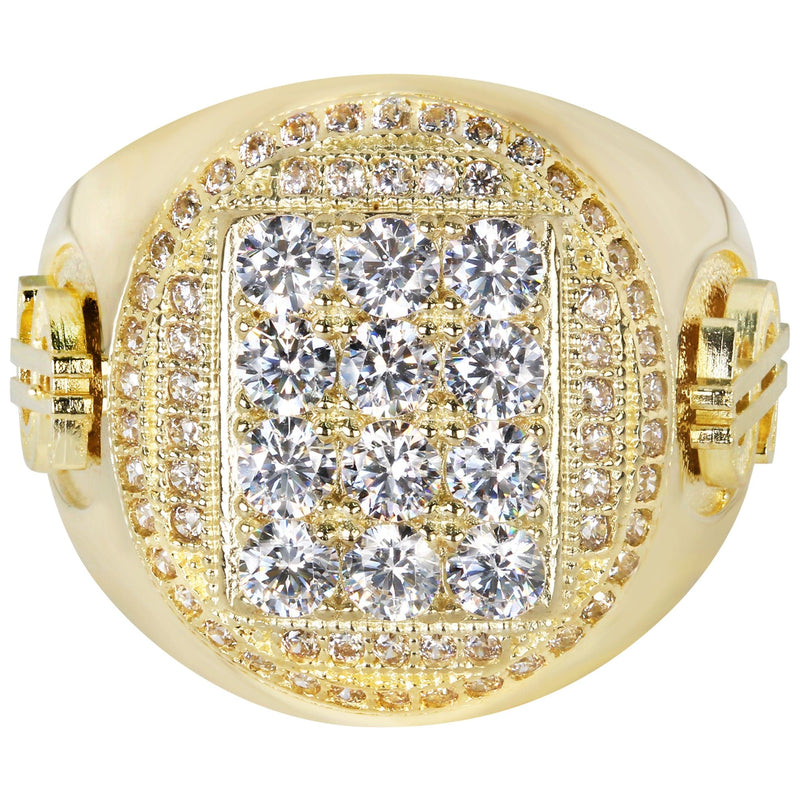 10K Gold Ring For Men - Mens Pinky Ring   | 8.1 Grams