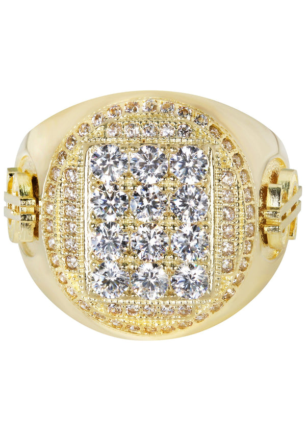 10K Gold Ring For Men - Mens Pinky Ring   | 8.1 Grams