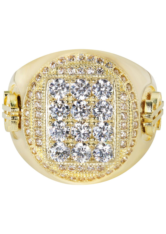 10K Gold Ring For Men - Mens Pinky Ring   | 8.1 Grams