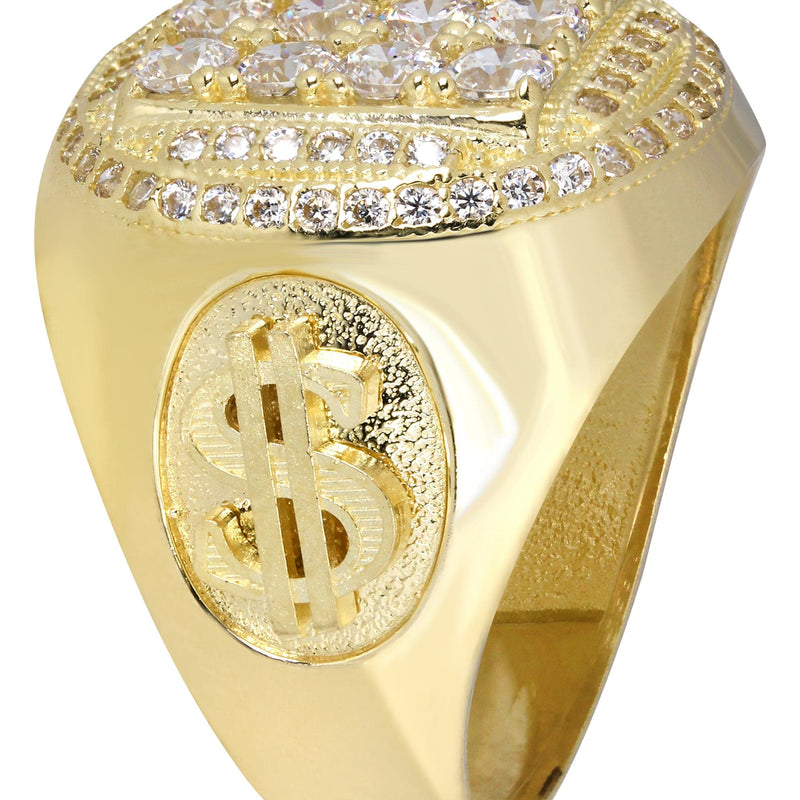 10K Gold Ring For Men - Mens Pinky Ring   | 8.1 Grams