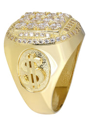 10K Gold Ring For Men - Mens Pinky Ring   | 8.1 Grams