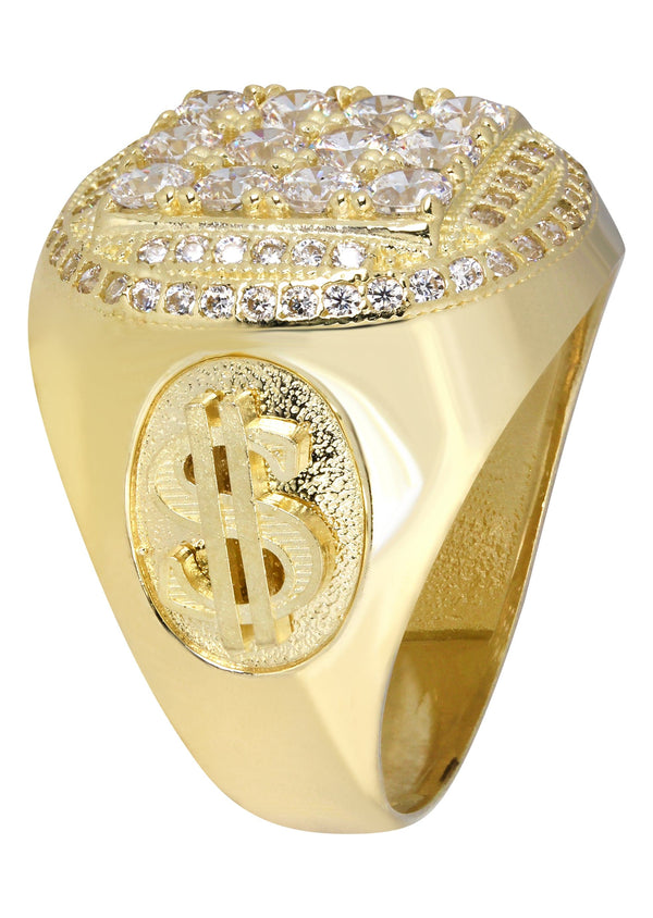 10K Gold Ring For Men - Mens Pinky Ring   | 8.1 Grams