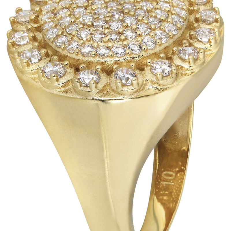 10K Gold Ring For Men - Mens Pinky Ring | 6.9 Grams