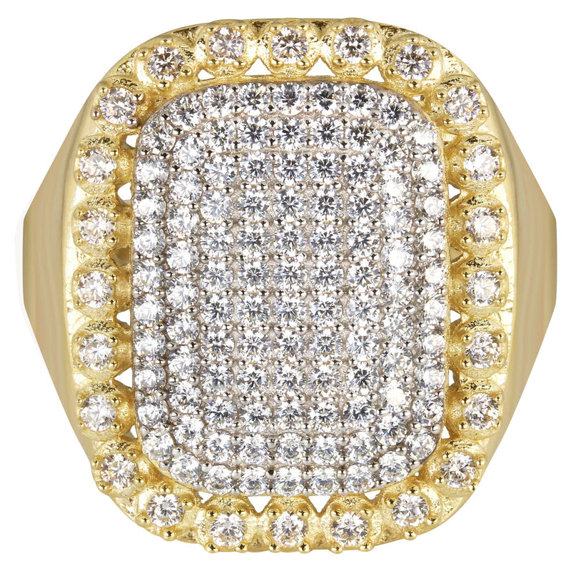 10K Gold Ring For Men - Mens Pinky Ring   |  7.7 Grams