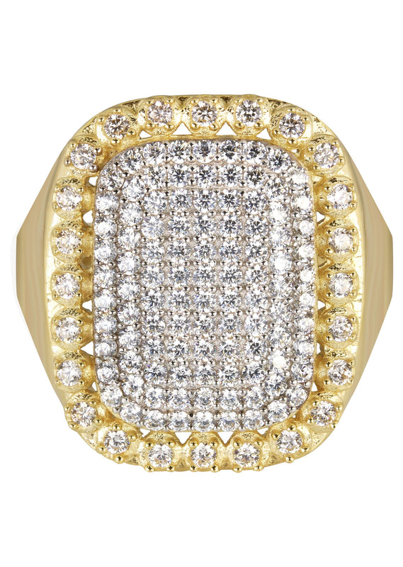 10K Gold Ring For Men - Mens Pinky Ring   |  7.7 Grams