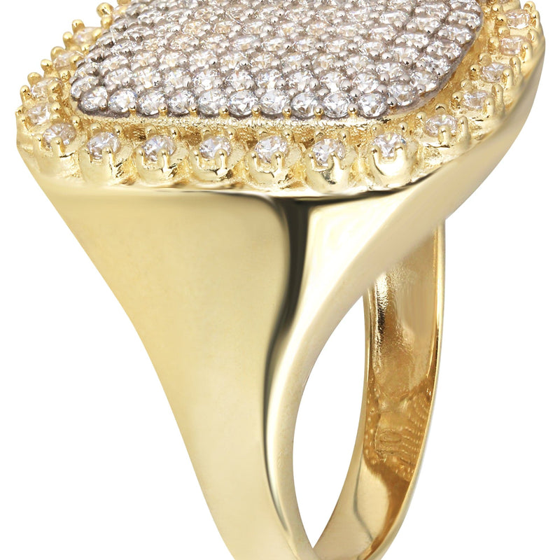10K Gold Ring For Men - Mens Pinky Ring   |  7.7 Grams