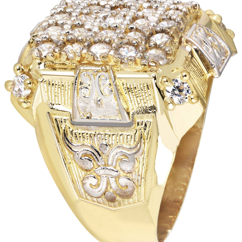 10K Gold Ring For Men - Mens Pinky Ring | 7.3 Grams