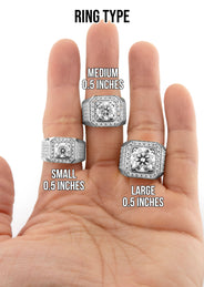 Men's Jewelry - Men's VVS Lab Diamond Ring | Round Brilliant Cut Halo