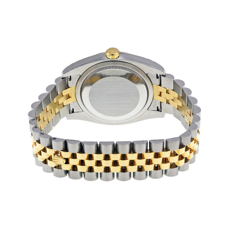 Rolex Datejust Black Jubiliee Dial - Diamond Hour Markers With 4 Carats Of Diamonds