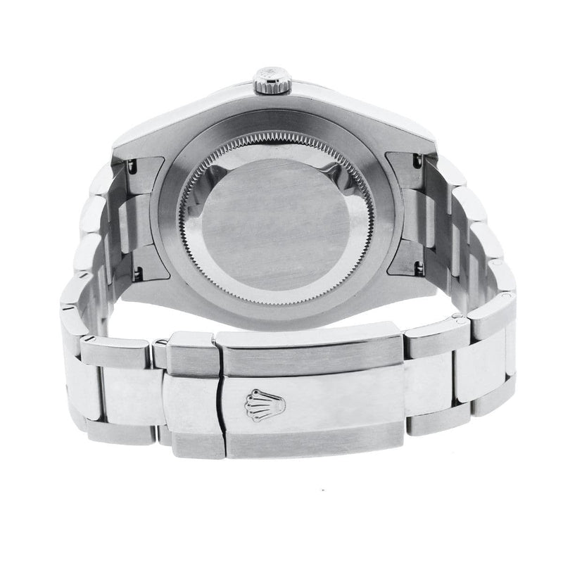 Rolex Datejust Ii Grey Dial - Blue Arabic Numberals With 5 Carats Of Diamonds