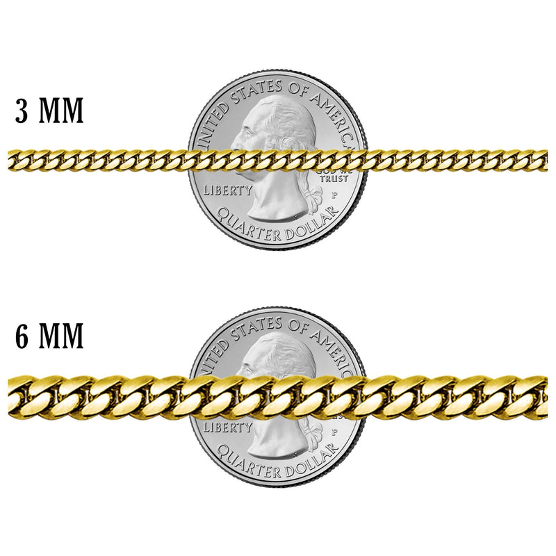 White Gold Plated Mens Solid Rope Chain