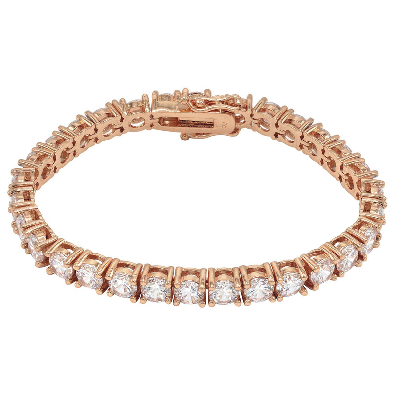 Lab Grown Diamond Tennis Bracelet - 14K Rose Gold
