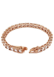 Lab Grown Diamond Tennis Bracelet - 14K Rose Gold