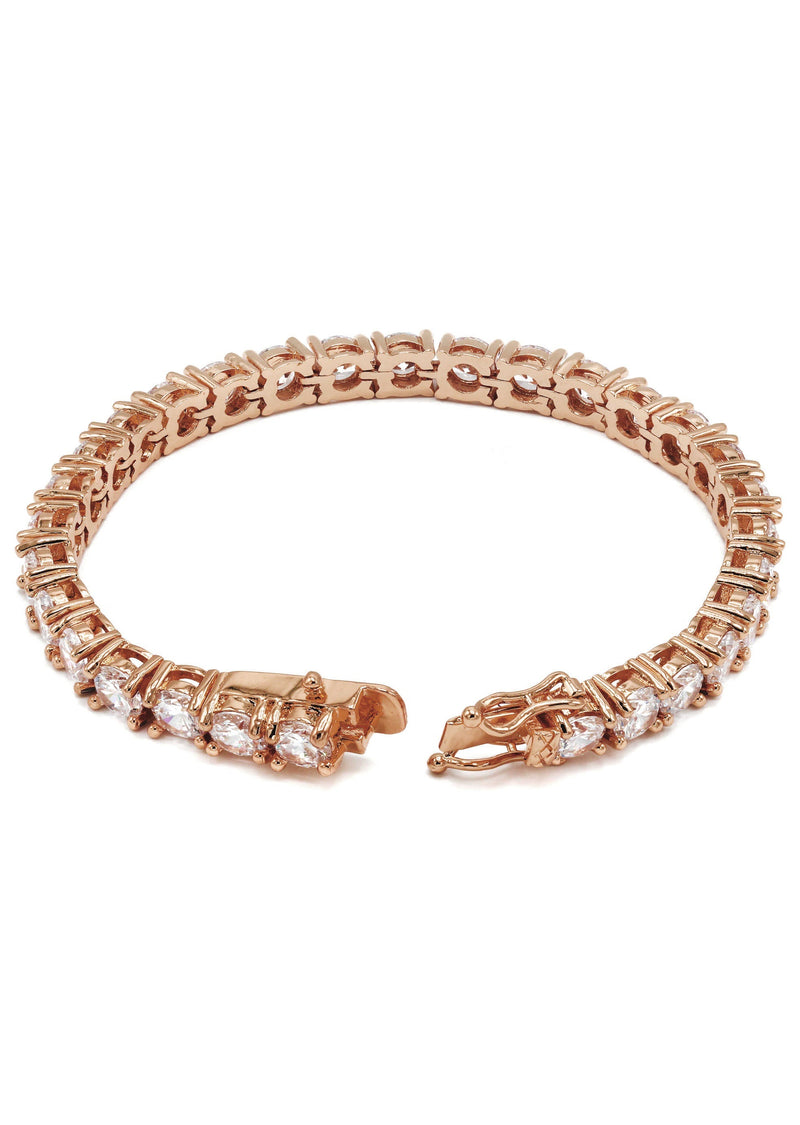 Lab Grown Diamond Tennis Bracelet - 14K Rose Gold