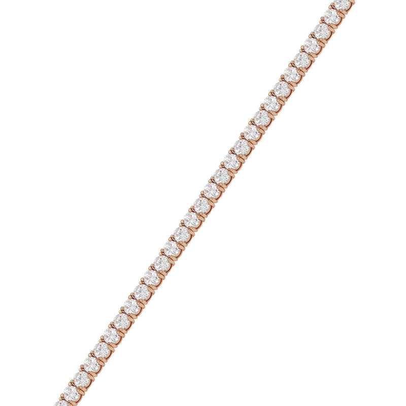 Lab Grown Diamond Tennis Bracelet - 14K Rose Gold
