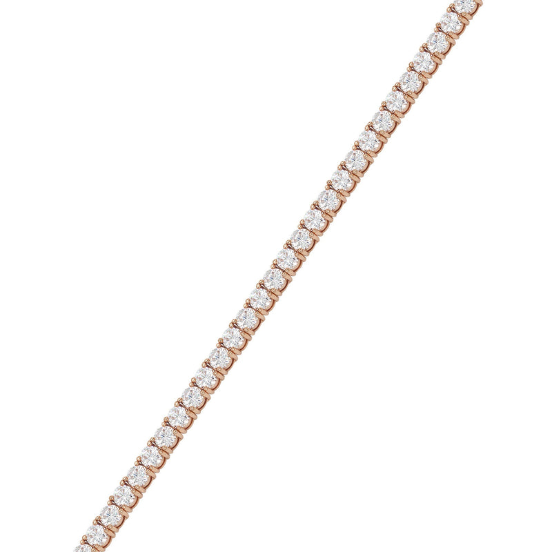 Womens Lab Grown Diamond Tennis Bracelet - 14K Rose Gold