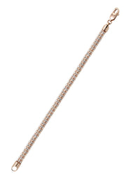 10K Rose Gold Ice  Bracelet