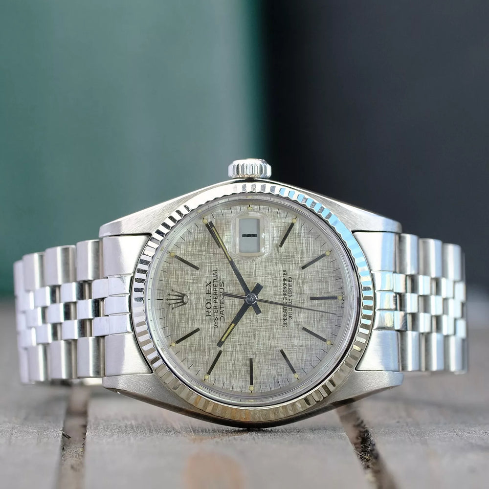 Rolex Datejust Watch | 36MM | Linen Dial | Jubilee Band 16234