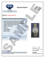 Rolex Yacht Master | 18K Rose Gold | Rubber Strap | Custom Sapphire & Diamond Bezel | 40 MM