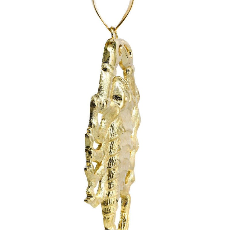 Scorpio 10K Gold Pendant | 13 Grams