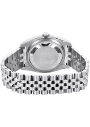 116200 | Hidden Clasp | Diamond Rolex Datejust Watch | 36Mm | Royal Blue Arabic Diamond Dial | Jubilee Band