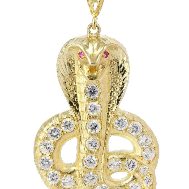 Snake  10K Gold Pendant | 16.2 Grams
