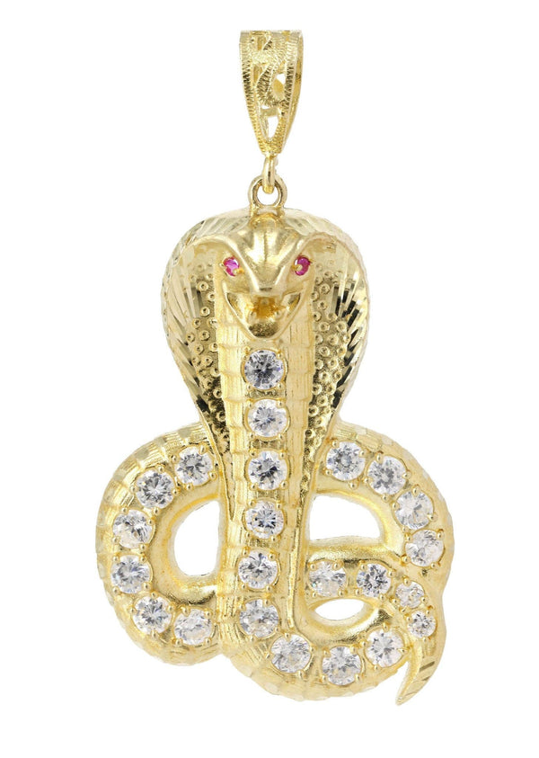 Snake  10K Gold Pendant | 16.2 Grams
